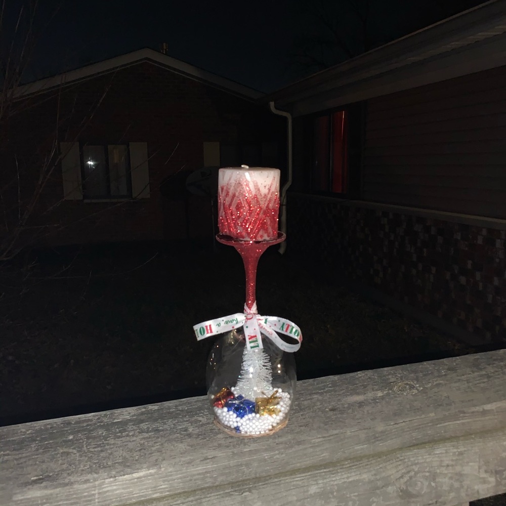 Christmas candleholder